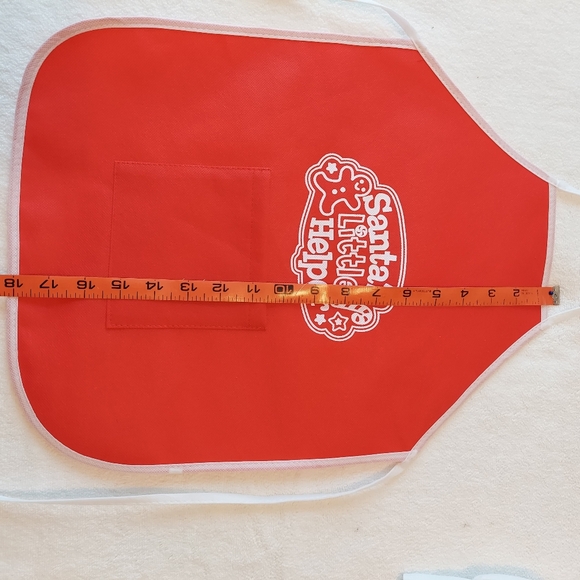 chef hat and apron for toddler Christmas apron red - Picture 9 of 11